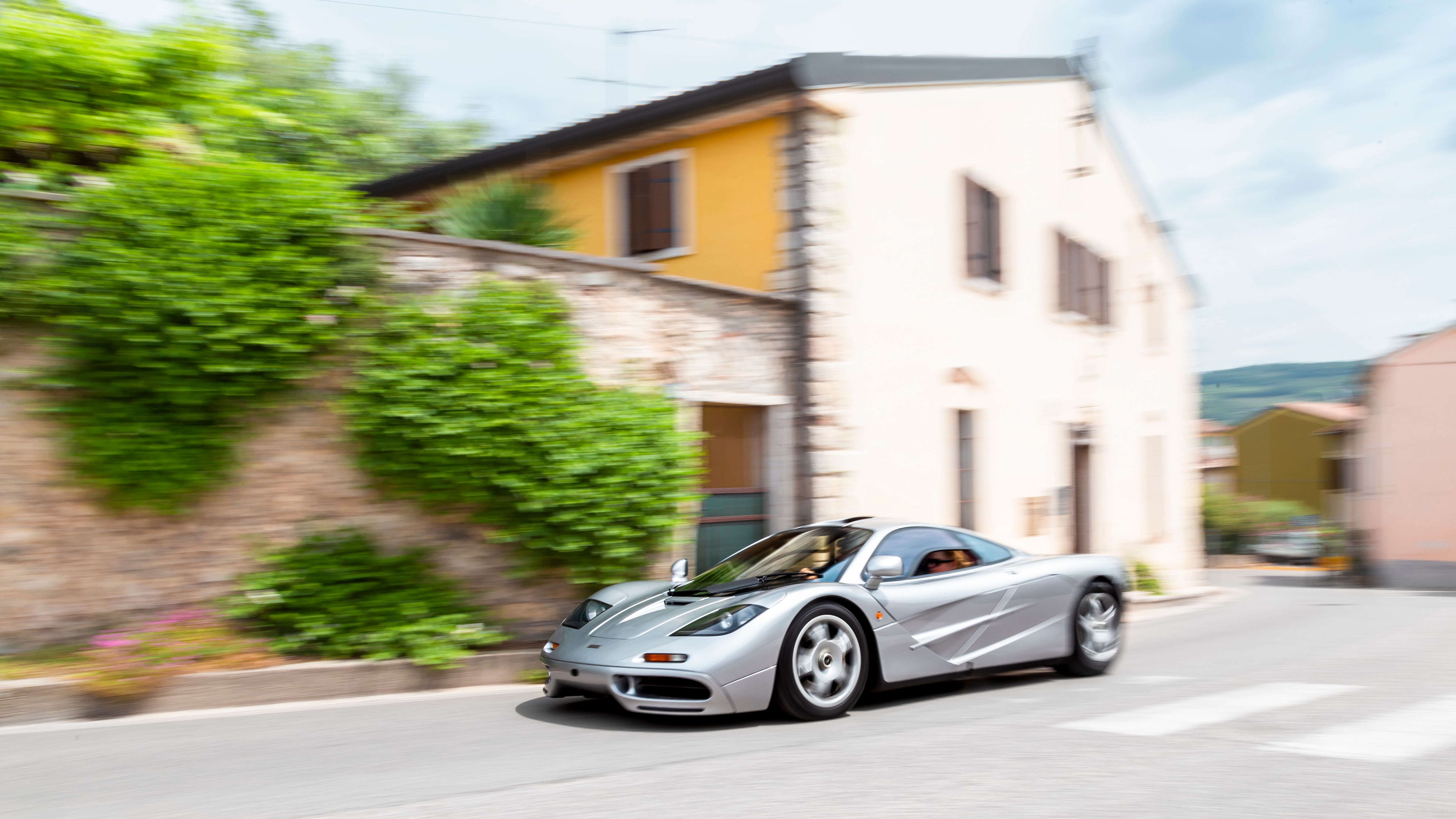 McLaren F1 front side, driving